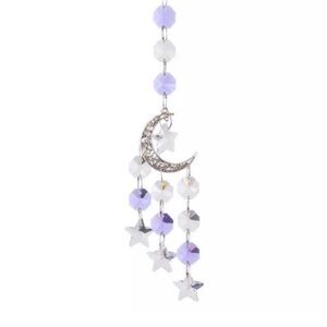Crystal Moon & Star Hanging Sun Catcher